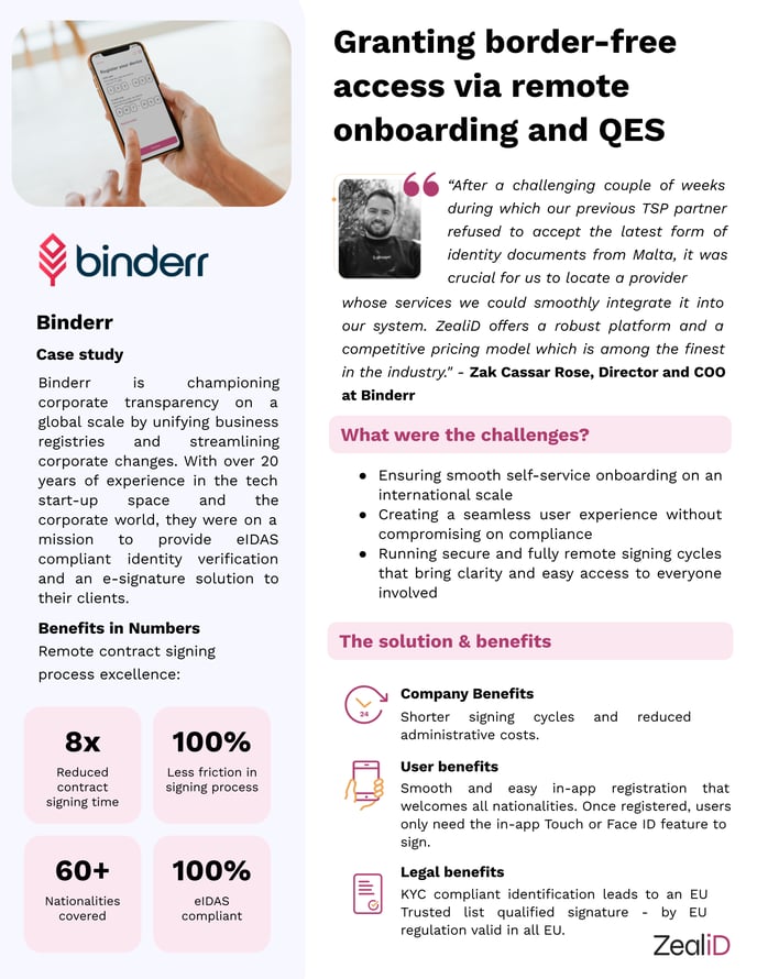 _[EN] Binderr - Granting border-free access via remote onboarding and QES